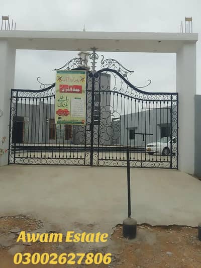 400 sq plot for sale Gulishan E Roomi lease plot. Nice location near Airport Jinnah international And miler can't check post no6