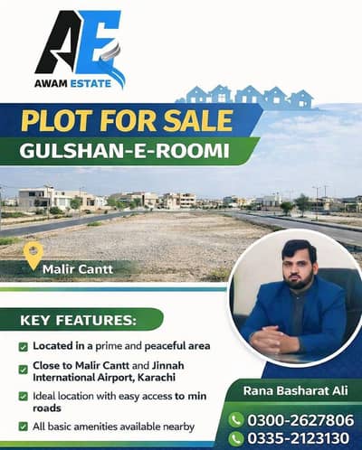 Plot available for sale in GULSHAN-E-ROOMI
