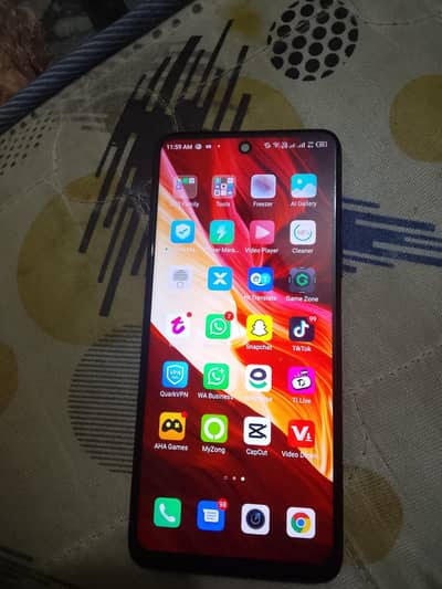 infanix note 10 6 plus 128 total geneuion h finger print battery timin