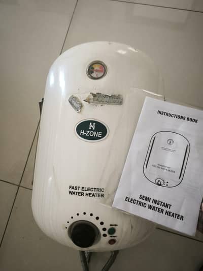 H-ZONE Semi Electric Geyser (20 Liters) for sale.