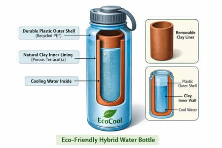 Eco-friendly Hybrid Water Bottle