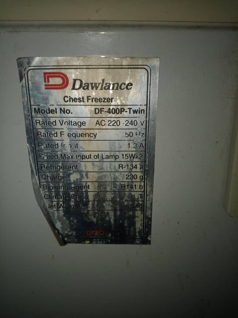 Dee freezer 3