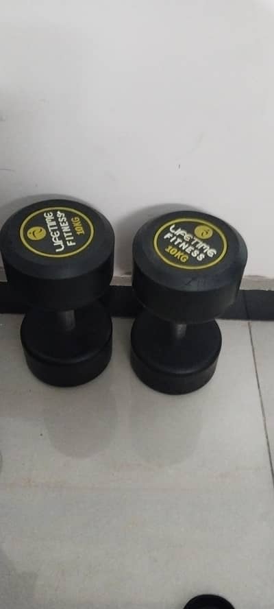 pair of dumbbells 10 ×2. Brand new condition.