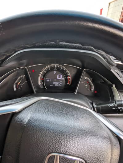 Honda Civic 1.8 Oriel UG 2018 Model, Red Meter.