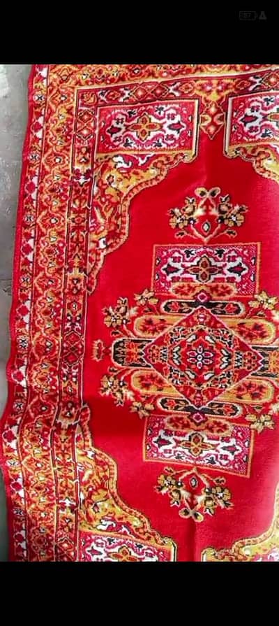 “Red  and Blue Designer Carpet / Small Rug – Soft & Stylish”