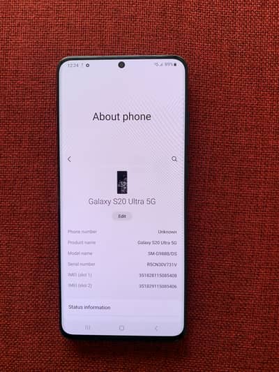 Samsung S20 ultra non pta
