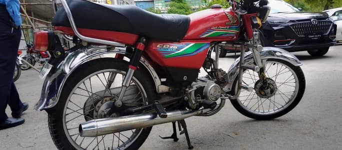 Honda CD 70 2017 model  all ok