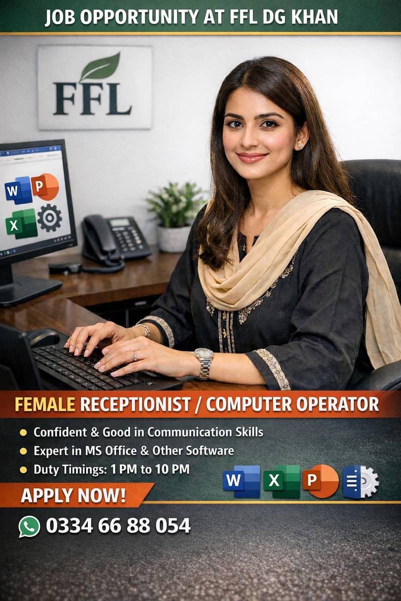 receptionist/ computer operator 0