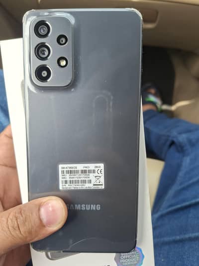 Samsung galaxy a73 5g with box