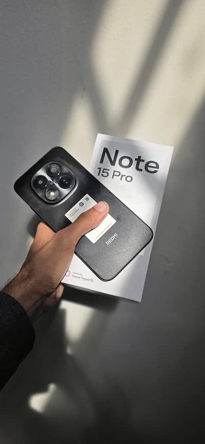 Redmi note 15 pro 5G Complete Box