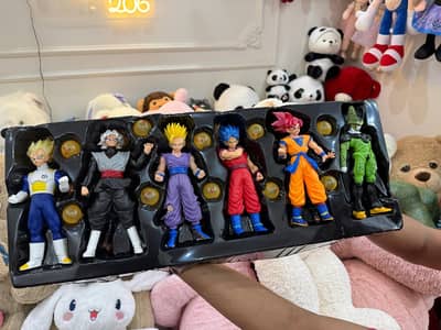Vegeta, Goku, Gohan, Goku Black, Action Figures super syain Goku