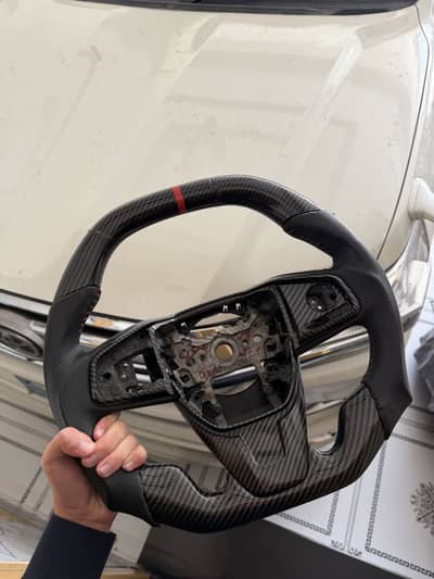 Carbon fiber steering wheel