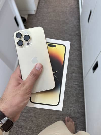 iphone 14 pro max 128gb jv mint condition with box