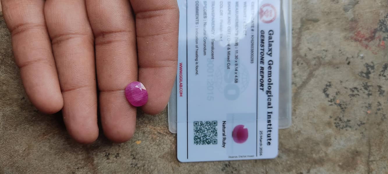 yaqoot Ruby natural 3