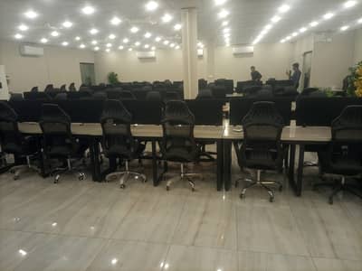 Furnished Office for Rent in Gulberg Main Baulevard for (Call center + Software house + Marketing Office & Other Setup as You Want)