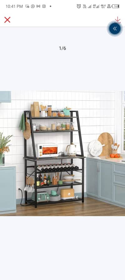 Kitchen Standing Shelves | Storage Rack | Heavy Duty Organizer