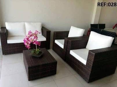 5 seater rattan sofa set/restaurant furniture/outdoor sofa /dining set