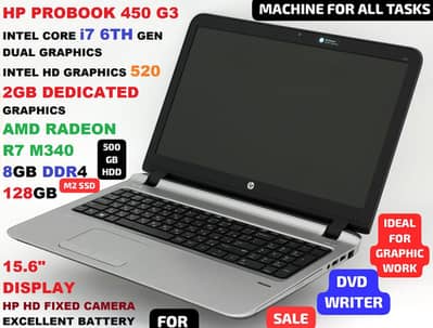 HP i7 6TH 2GB DEDICATED GRAPHIC CARD