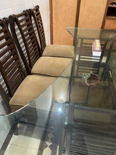 dinning table with chairs complete ser