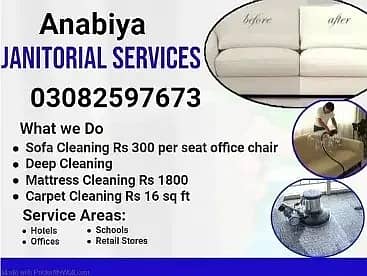 Deep cleaning/Sofa Cleaning/Carpet cleaning/Mattres Cleaning karachi
