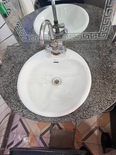 saloon head wash besan with mixcher