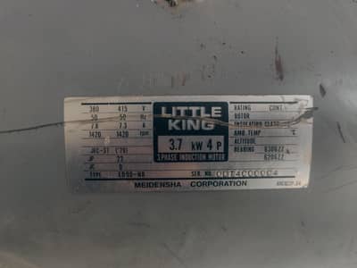 3.7 kW Motor for Sale