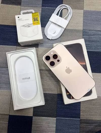 Iphone 16 pro max PTA approved official 512GB with full box.  15