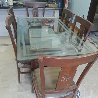 6 seater dining table