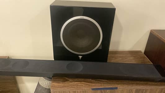 Focal Sound bar  & Sub Woofer