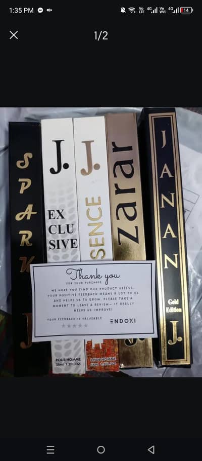 FAMOUS SCENTS PACK OF 5 PERFUMES