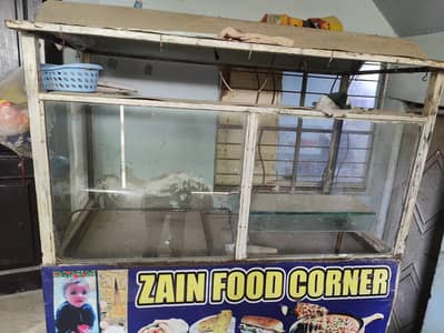 fastfood hot plate fryer counter