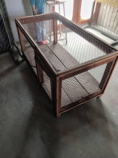 Wood Pinjra for Hens etc