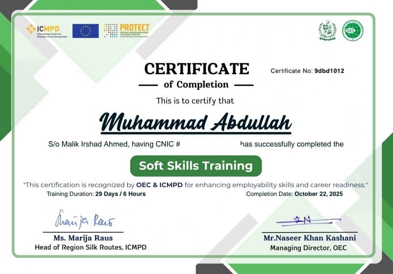 Skill Certificate 0