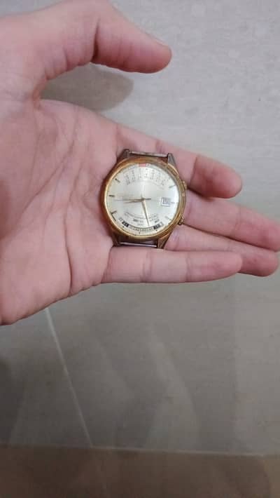 Orient 17 jewels Multi calender watch antique