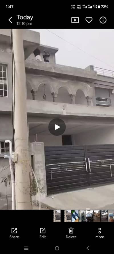 IEP town Lahore corner House 1 kinaal