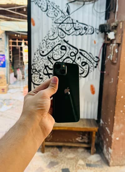 iphone 13 256GB PTA Approved Physical Esim 87 Health Genuine Waterpack