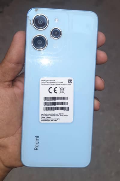 Redmi 12 sky blue  PTA Aprove