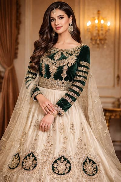 Formal dress / Embroided Frock / Fancy dress /Party wear dresses/ Long