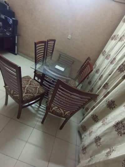 Dinning Table with six chairs