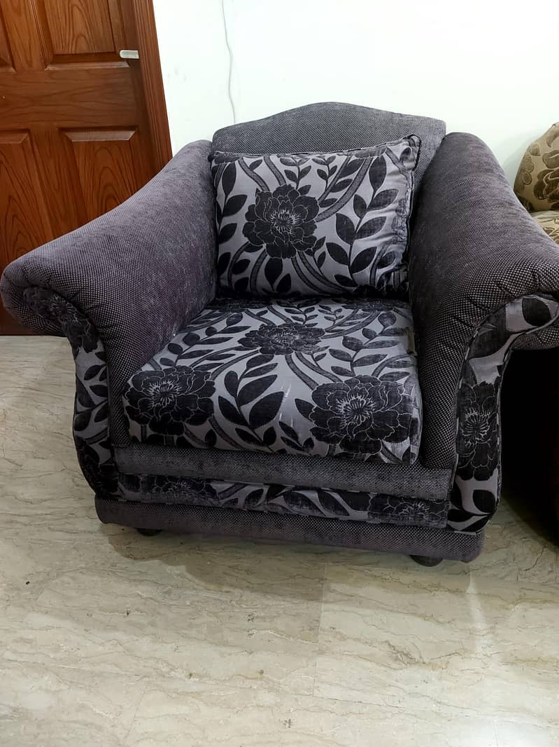 Double shade sofa set 1