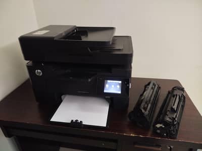 HP LaserJet M127fw WiFi Printer | Print Scan Copy | 2 Toners Included