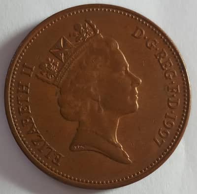 TWO PENCE ELIZABETH II 1997 ANTIQUE COIN