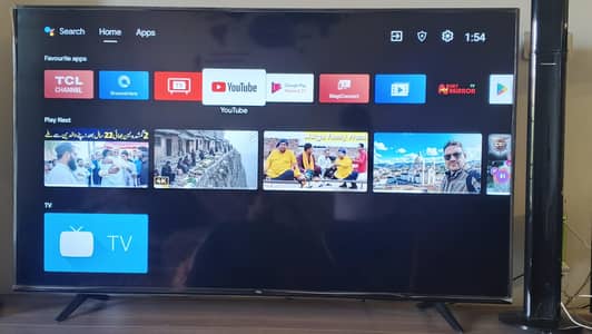 Original TCL 65" 4K LED TV – Model 65P615