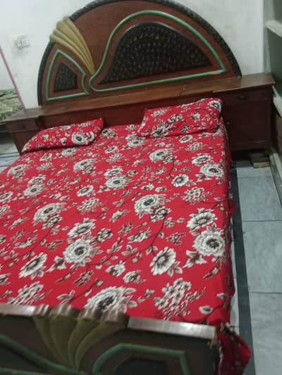 Beautiful Double bed with mattress