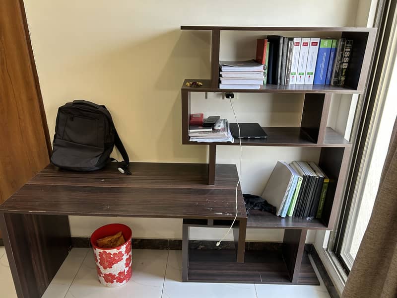 Study table and bookshelf 1