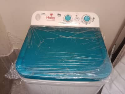Haier HP Plus Semi Automatic Washing & Dryer Machine -Brand New