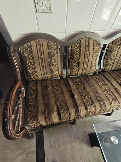 Sheesham Wood Sofa