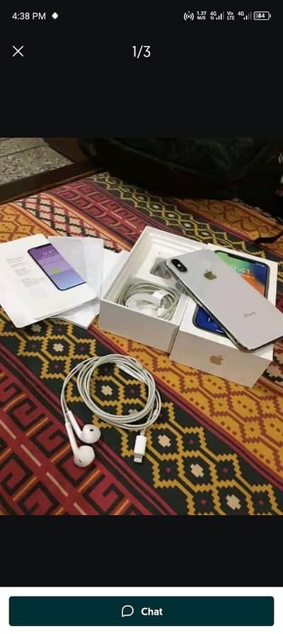 iphone x 256 GB PTA approved no open no repair all ok