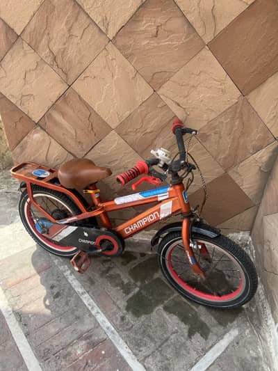 Red bicycle for kids