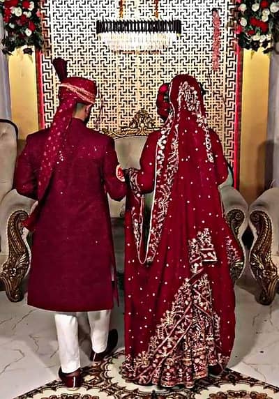 bridal lehenga medium Side